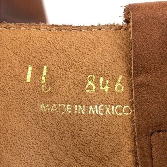 Bed Stu Rustic Brown Leather Zip Ankle Boots 11 - Picture 9 of 13